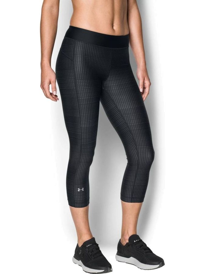 Капри UA HG Armour Printed Capri-BLK 143610276