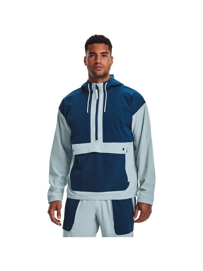 Ветровка UA RUSH WOVEN HOODED POPOVER Jacket 61481742
