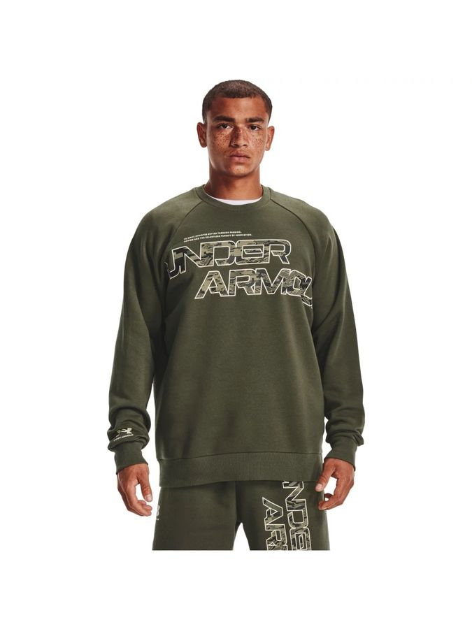 Джемпер UA RIVAL FLC CAMO SCRIPT CRW 34159310