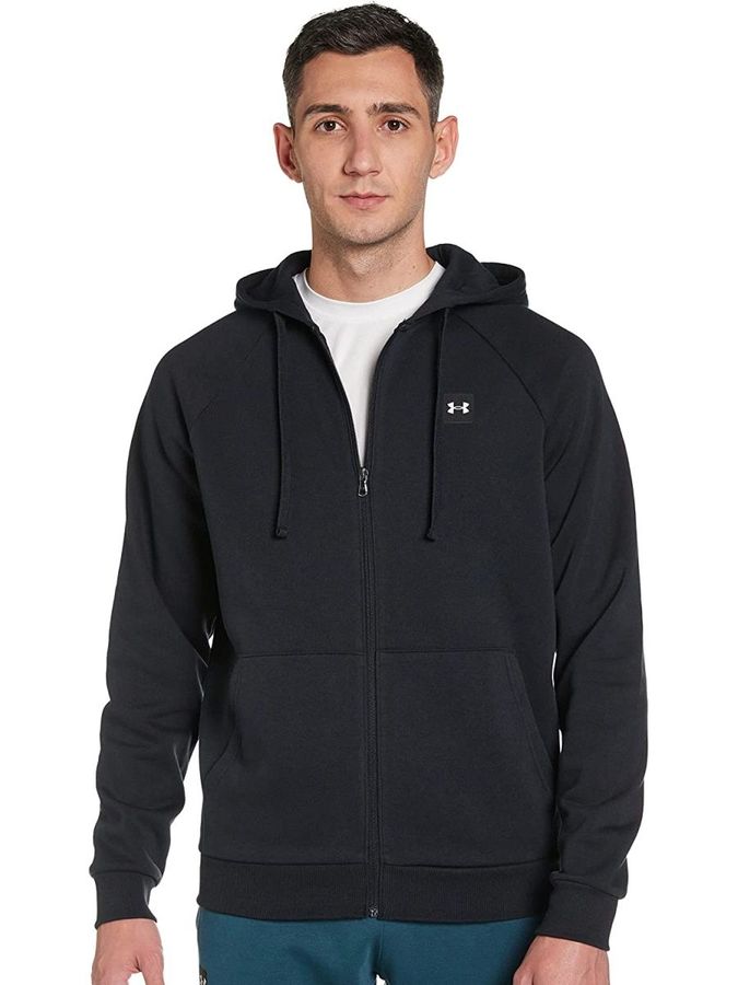 Толстовка мужские UA Rival Cotton FZ Hoodie 139019253